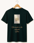 Surrender — Golden Om Bliss Art Premium Black T-Shirt