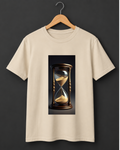 Timeless — Vintage Hourglass 3D Art Premium Beige T-Shirt