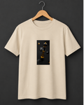 Checkmate — Black Gold Chess King Shatter Art Premium Cream T-Shirt