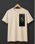 Blaze — Golden Flame Art Premium Cream T-Shirt