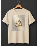 Om Mandala — Sacred Gold 3D Premium Beige T-Shirt