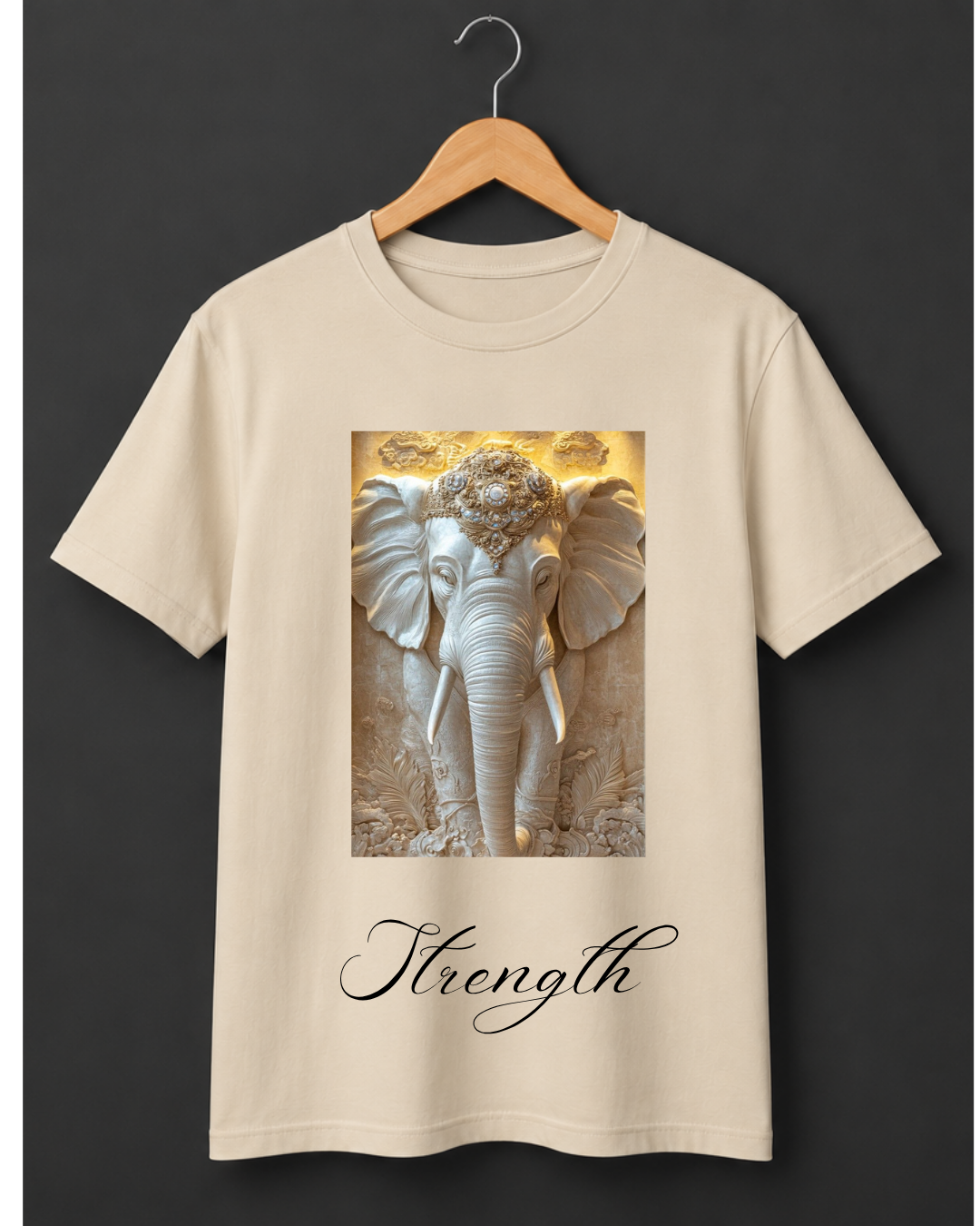 Strength Elephant Graphic T-Shirt