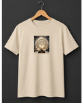 Celestial Peacock — White Jade Sculpture Art Premium Beige T-Shirt