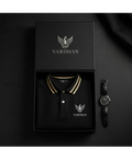 Vardhan Signature Polo T-Shirt – Jet Black