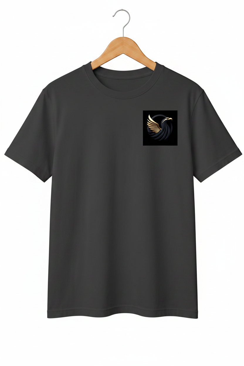 Apex — Dark Eagle Gold Wings Logo Premium Cream T-Shirt