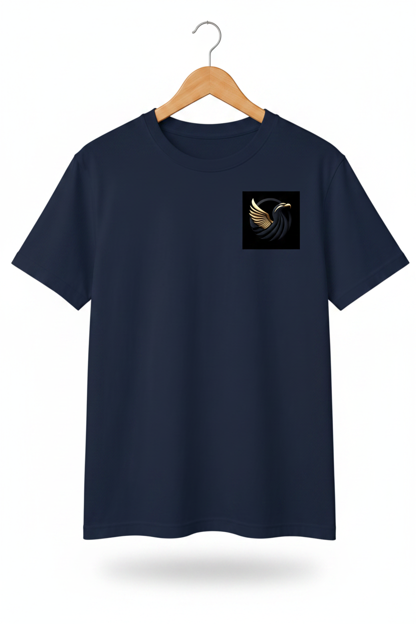 Apex — Dark Eagle Gold Wings Logo Premium Cream T-Shirt