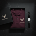 Vardhan Aubergine Polo — Deep Plum Tonal | Women's