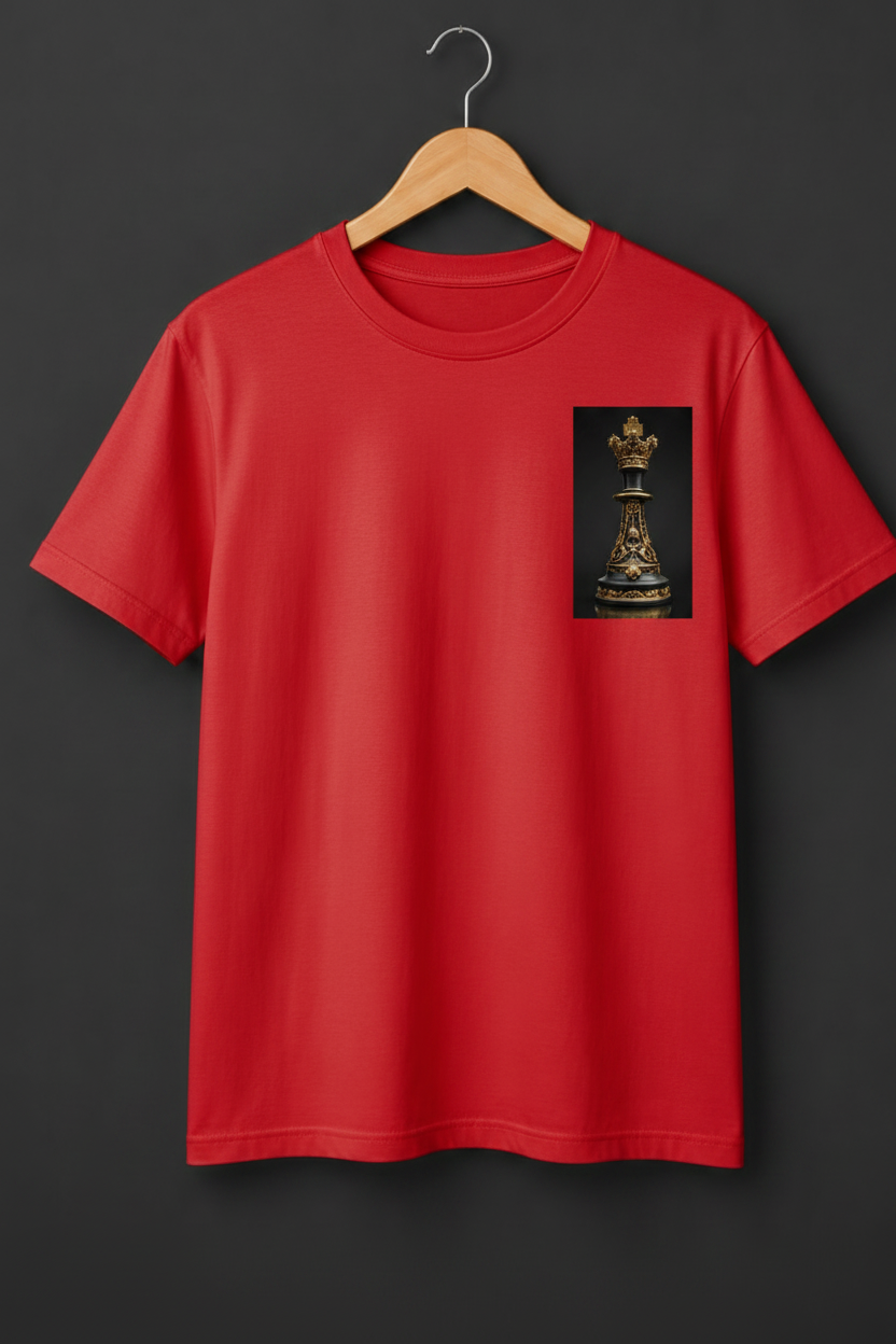 King — Ornate Chess King Baroque Gold Art Premium Cream T-Shirt
