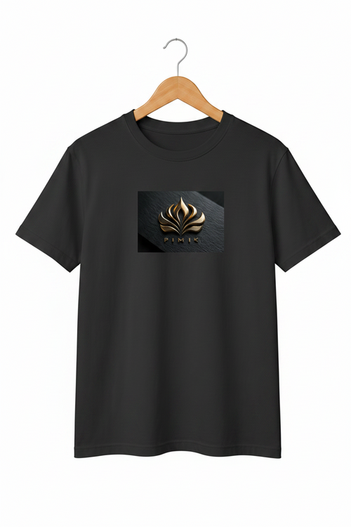 Lotus — Gold Flame Emblem Luxury Premium Cream T-Shirt