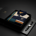 Vardhan Riviera Stripe Polo — Teal, Navy & Amber Color-Block | Women's