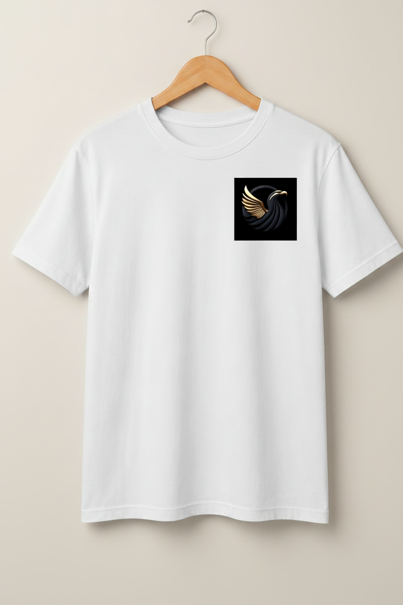 Rise — Golden Eagle Wings Premium Cream T-Shirt