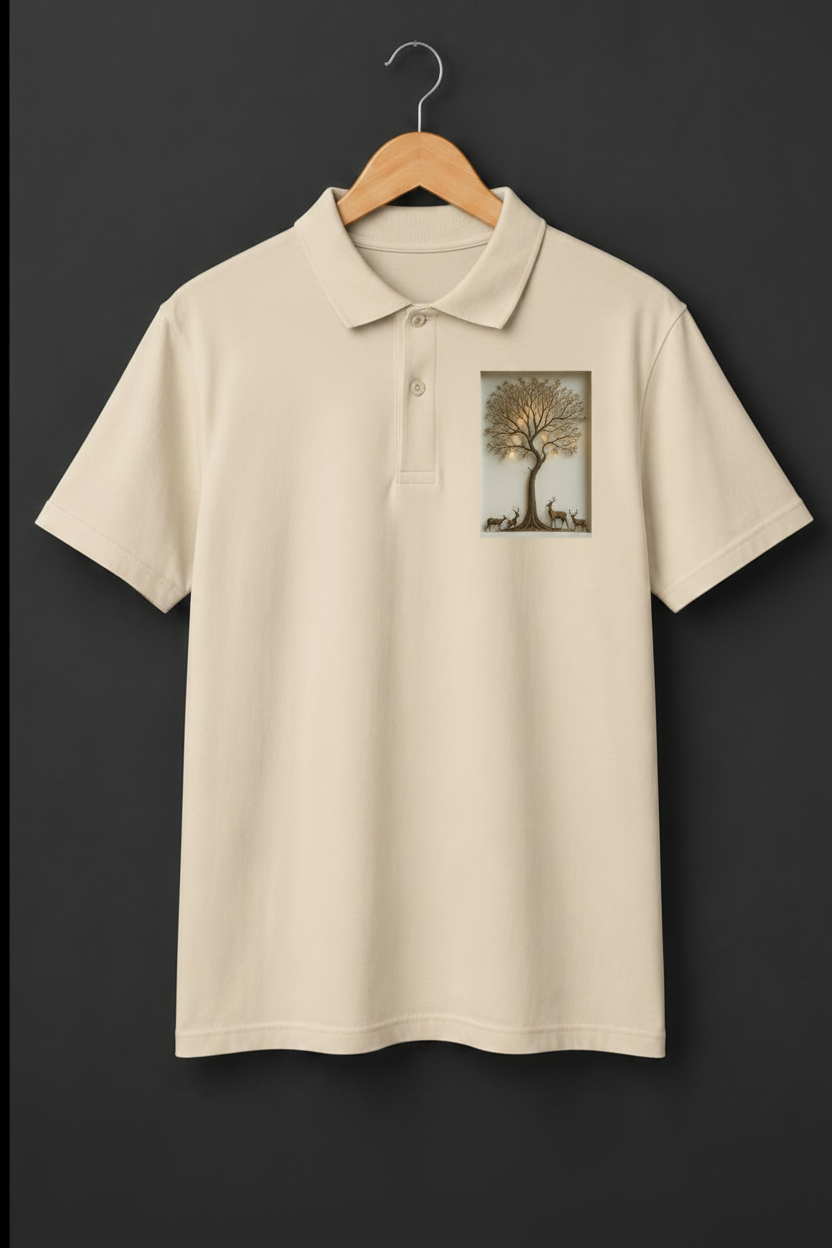 Divine Harmony — Tree of Life | Premium Polo T-Shirt
