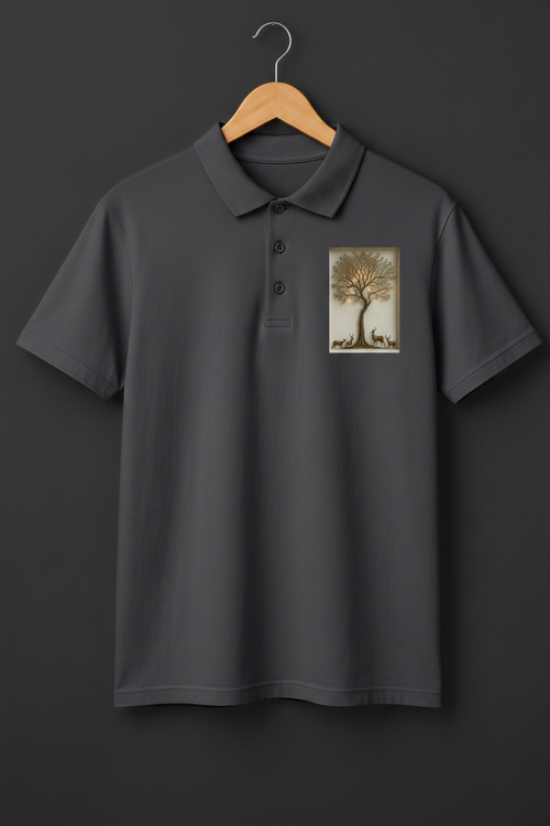 Divine Harmony — Tree of Life | Premium Polo T-Shirt