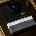 Vardhan Sovereign Polo – Jet Black Colorblock