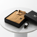 Vardhan Oxford Polo T-Shirt – Camel